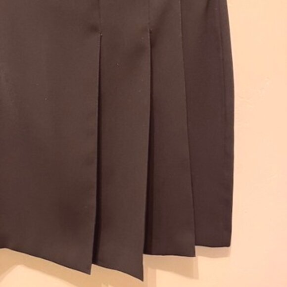 Cache Black Pleated Wrap-Around Skirt-SIZE 6 - Picture 3 of 7